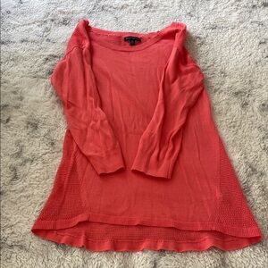 American Eagle Outfitters Coral Crew Neck Sweater Lightweight Knit